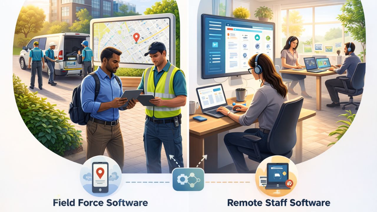 Field Force vs Remote Staff Software: What Businesses Need to Know Before Choosing