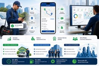 ROI of a Field Service Management App for Small vs Large Businesses